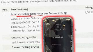 Das Provisorium hält am längsten  Datenrettung Samsung Galaxy S7 [upl. by Mark80]