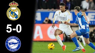 Real Madrid vs Deportivo Alaves 50  Laliga 2024 Highlights [upl. by Wendin]