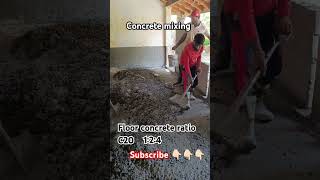 Floor concrete mixing ratio  MATHU VLOGS TAMIL  whiteon builders  concrete ratio shorts civil [upl. by Yrakcaz]