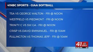 GIAA Highschool Girls Softball Schedule amp Scores [upl. by Elletse6]