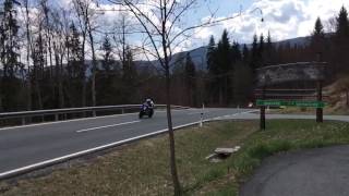 Yamaha R1 and Aprilia rsv4 flyby sound [upl. by Ahsilac152]