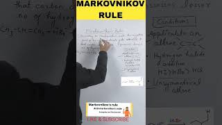 MARKOVNIKOVS RULE  CONCEPT OF MARKOVNIKOV RULE chemistry boardexam cbse chemicals [upl. by Halford706]