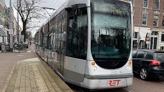 RET Tramlijn 4 Heemraadsplein  Rotterdam Centraal [upl. by Oiruam370]