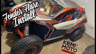 How To Install Can Am X3 Fender Flares [upl. by Ydak]