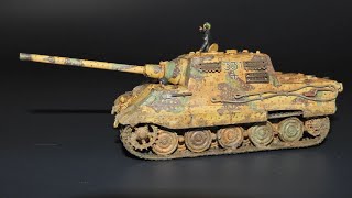 Jagdtiger by Italeri 172 scale full video build [upl. by Jacklyn]