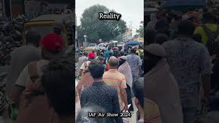 Expectations amp reality IAF air show 2024🔥 minivlog airshow iaf trendingreels militaryjets [upl. by Iolanthe]