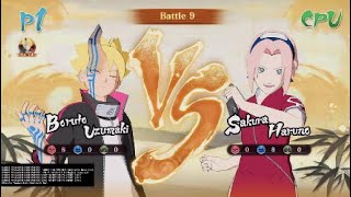 NXBUNSC quotKarma Progressionquot Boruto vs PTS Sakura Requested [upl. by Bondy]