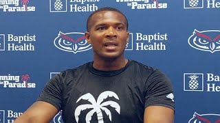 FAU Football 2024 Fall Camp Day 4 Coach Brandon Harris [upl. by Acinyt19]