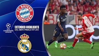 Bayern vs Real Madrid Extended Highlights  UCL SemiFinals 1st Leg  CBS Sports Golazo [upl. by Mrots]