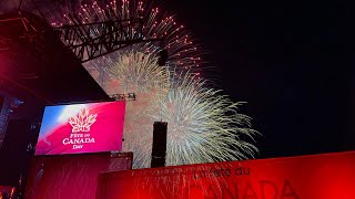 Fête du Canada 2024｜Ottawa｜feu dartifice [upl. by Kusin255]