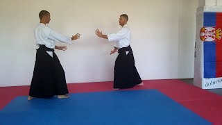 AIKIDO  Aihanmi  KIHON waza [upl. by Reinhard911]