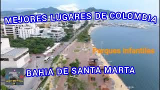 BAHÍA DE SANTA MARTA  El nuevo Camellón o Malecón y la Marina internacional [upl. by Faustina]