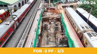 Bangalore cantonment railway station construction work [upl. by Ymot280]