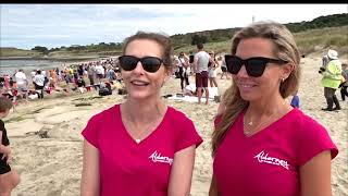 Alderney Week 2024 sandcastle competition BBC Channel Islands Evening News 06082024 [upl. by Lalib]