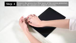 OMOTON 03 The Latest Installation Video for Tempered Glass Screen Protector [upl. by Odlanra]