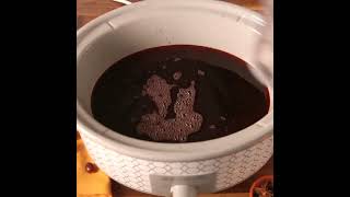 Slow Cooker Mulled Wine wine redwine alcohol cocktail shorts goviral [upl. by Conrad]