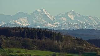 sunset alpes Gebenstorf Switzerland [upl. by Vivie]