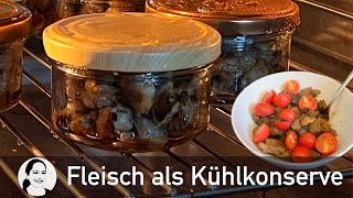 Fleisch und Fleischersatz haltbar machen ohne Zerkochen 😃 [upl. by Annia]