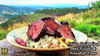 🔥Juicy Roasted Beef Fillet amp Taro [upl. by Nelyag]