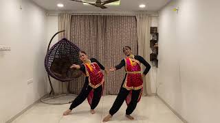 Mangalam Ganesham Ganesh Puja’24 Dance cover Sudeshna and Sannidhi Semi classical [upl. by Eniwtna228]