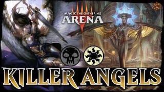 ANGELS WILL KILL YOU  MTG Arena  Orzhov Angel  Clerics Life Gain Flying Tokens Standard Deck [upl. by Ardnot]