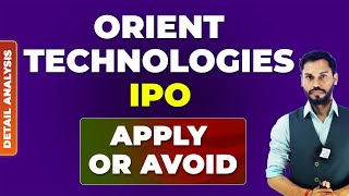 ORIENT TECHNOLOGIES IPO REVIEW  ORIENT TECHNOLOGIES IPO GMP TODAY  ORIENT TECHNOLOGIES LIMITED IPO [upl. by Aer]