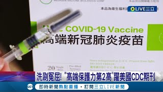 高端91保護力登美CDC期刊 陳時中 還清白 高端疫苗保護力僅次BNT 陳珊妮發文挺高端｜記者 翁嘉妤 周冠宇｜【LIVE大現場】20240204｜三立新聞台 [upl. by Ayatal]