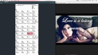 Love is a Losing Game Chords at MyPartitur  Amy Winehouse [upl. by Moises]