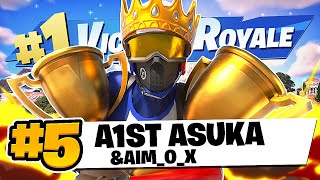 最強の方とCCC決勝5位 wAimox 【フォートナイトFortnite】 [upl. by Asilet]