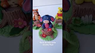 Doces personalizados de leite ninho ursinhopooh bombom3d ursinho Pooh [upl. by Marika]