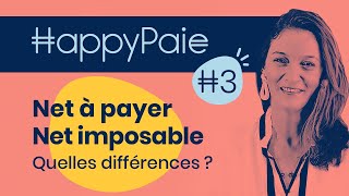 3  Net à payer amp Net imposable quelles différences [upl. by Corenda]