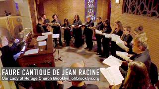 Gabriel Fauré Cantique de Jean Racine sung by Choir at Catholic Church in Diocese of Brooklyn [upl. by Leelahk130]