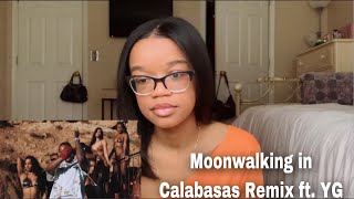 DDG  Moonwalking in Calabasas Remix ft YG Official Music Video  Reaction [upl. by Harima659]