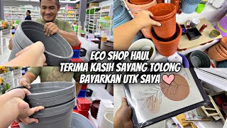 Eco Shop Mitc MelakaSampai Je Terus Rara Ke Tempat Pasu Plastik TanamanRambang Mata Wo ‼️😵 [upl. by Aneba542]