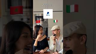 Moroccan vs Italian pronunciation 🇲🇦♥️🇮🇹 funny language italian morocco mixedmarriage [upl. by Ayit]