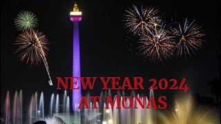 Tahun Baru 2024 di Monas Monas New Year Eve 2024 [upl. by Assilac]