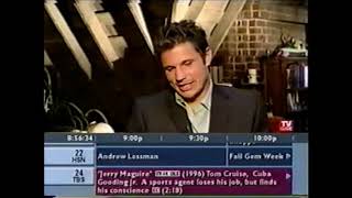 Nick Lachey Tv Guide Channel  Aladdin amp Charmed 101404 [upl. by Mairam]