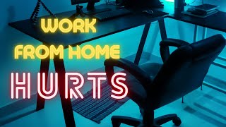 Work from home hurts DIY footrest workfromhome diy woodwork woodenrockingboard [upl. by Ayotas407]