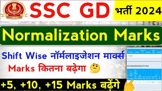 SSC GD Normalization Marks 2024  SSC GD Normalized Score 2024  SSC GD कितने Marks बढ़ेंगे [upl. by Couq]