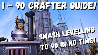 FFXIV How to Power Level your Crafters to 90 for year round Gil Rewards FF14 Crafting [upl. by Russon403]