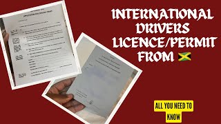 How to Apply for an International Driving Permit in Jamaica  StepbyStep Guide [upl. by Oiludbo]