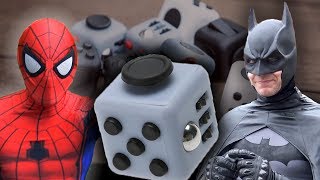 SPIDERMAN BATMAN Fidget Cube of Death The Joker Harley Quinn Catwoman [upl. by Eiffub476]