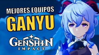 EQUIPOS PARA GANYU  Genshin Impact Gameplay Español [upl. by Anirtik168]