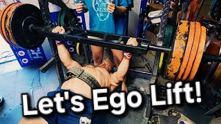 Worlds Strongest Marine hits Bench Press Ego Lifting Fun [upl. by Ferro638]