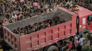 More than 7000 captive Ethiopian soldiers paraded in Tigray by rebel fighters [upl. by Jannel]