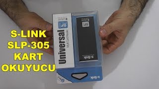 S Link SLP 305 Universal Multi Card Reader Kutu Açılışı ve İnceleme [upl. by Sadella]