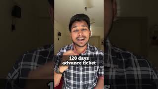 Railway Advance Ticket  Time Reduced from 120 days to 60days  IRCTC Shock  Marketingwithsachin [upl. by Fatsug]