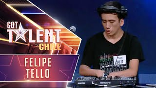 Felipe Tello  Audiciones  Got Talent Chile 2024 [upl. by Dnalyk444]