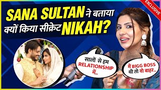 Sana Sultan First Emotional Interview On Her Secret Nikah At Makkah Reveals About Reception [upl. by Yeldar242]