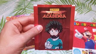 Opening Booster Pochette Pack My Hero Academia Panini 1 [upl. by Reddin]